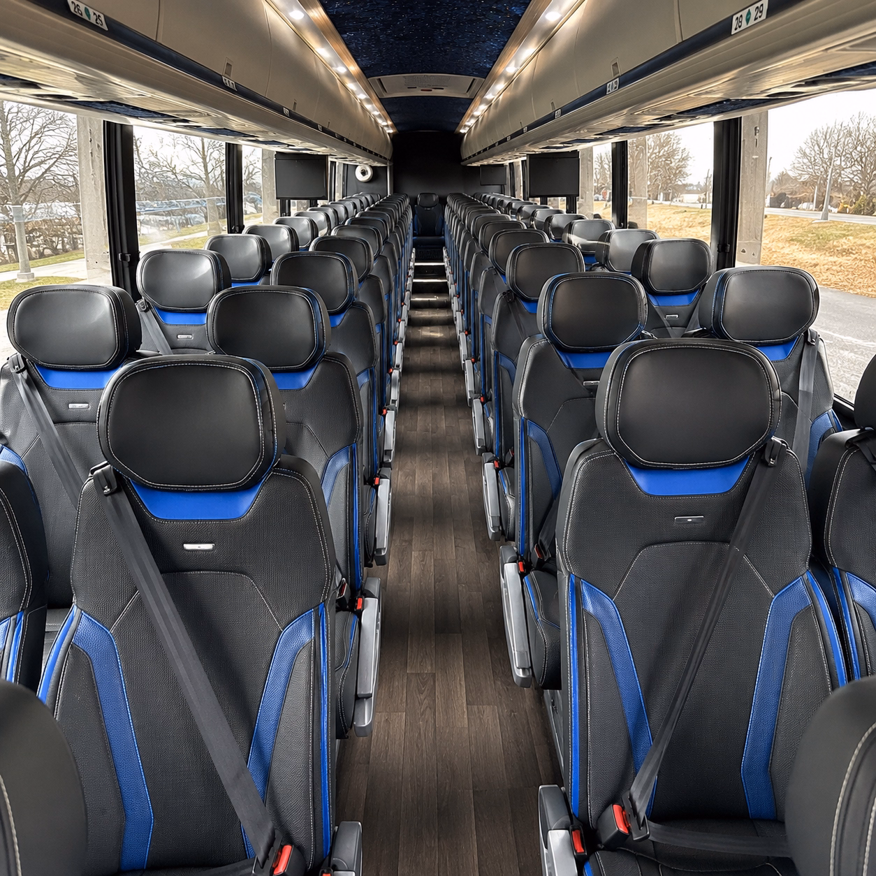 longmont corporate event transportation onboard seating